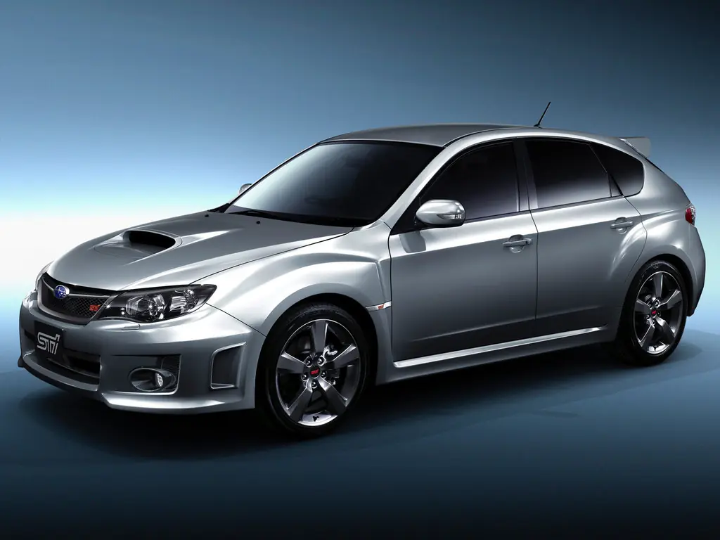 Subaru Impreza WRX STI (GRB, GRF) 3 поколение, рестайлинг, хэтчбек 5 дв. (07.2010 - 08.2014)